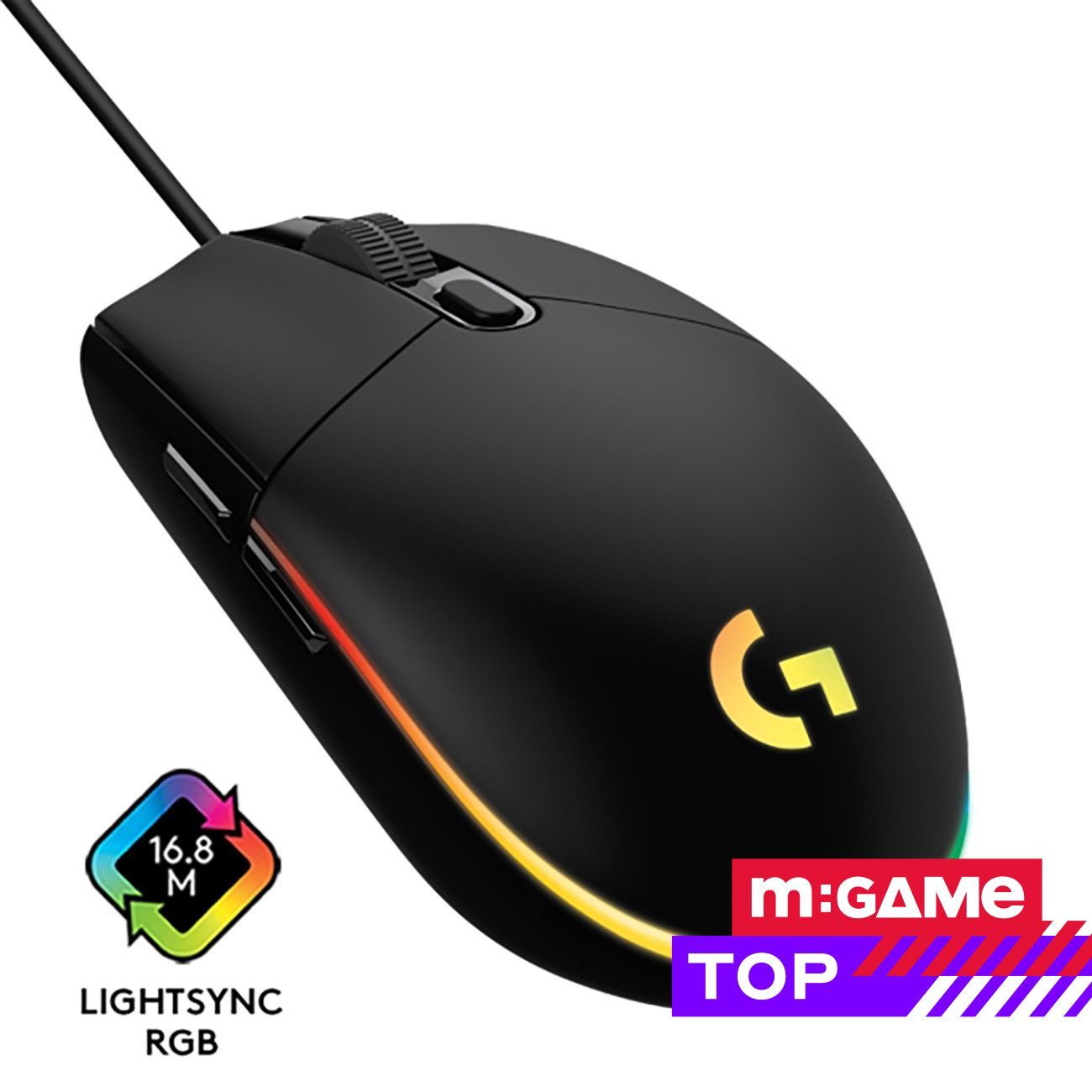 Игровая мышь Logitech G102 LightSync Black фото