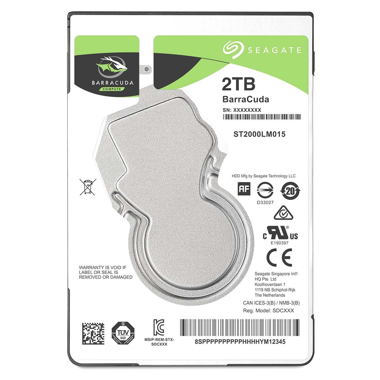Внутренний HDD диск Seagate 2TB Barracuda (ST2000LM015) фото