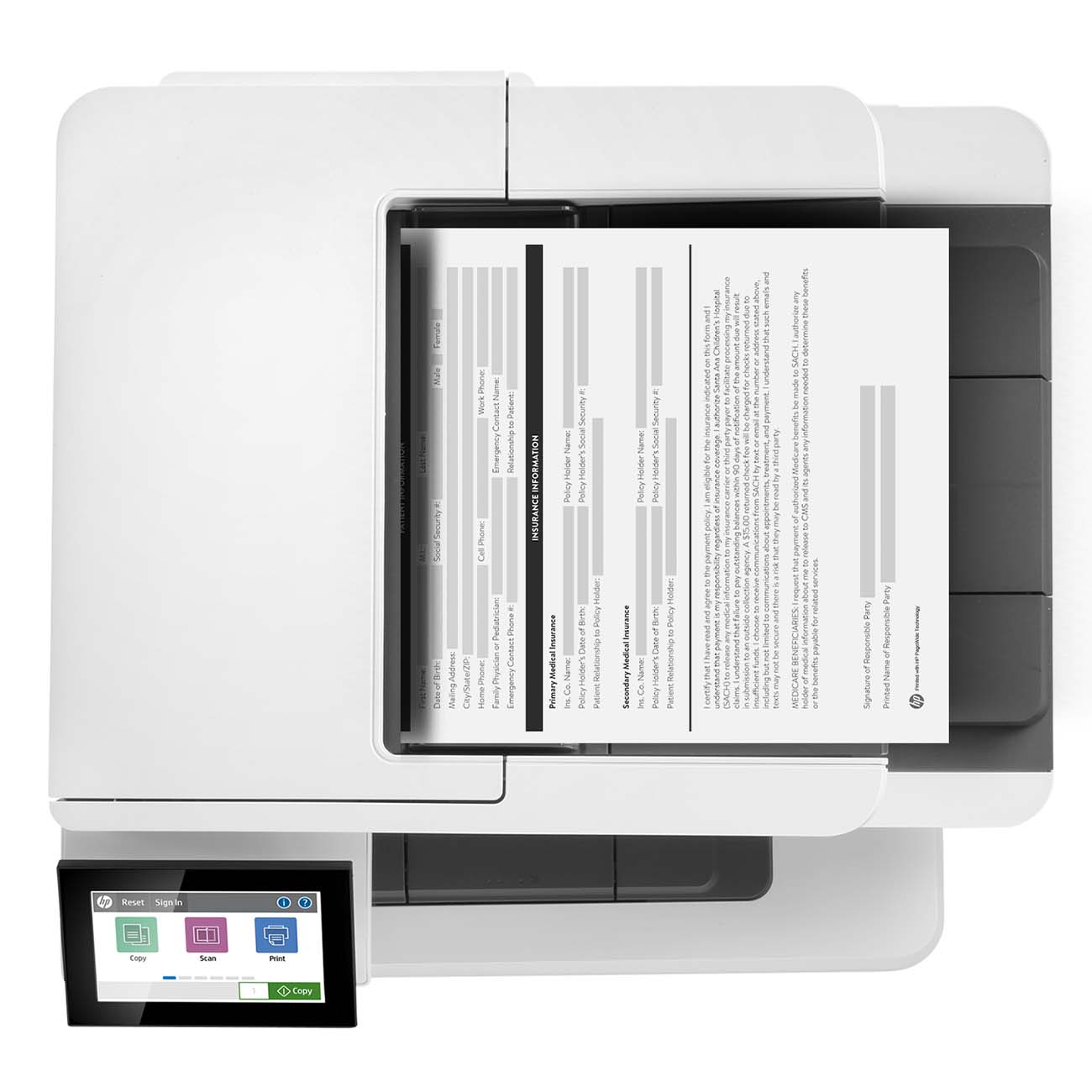 Лазерное МФУ HP LaserJet Enterprise M430f (3PZ55A)