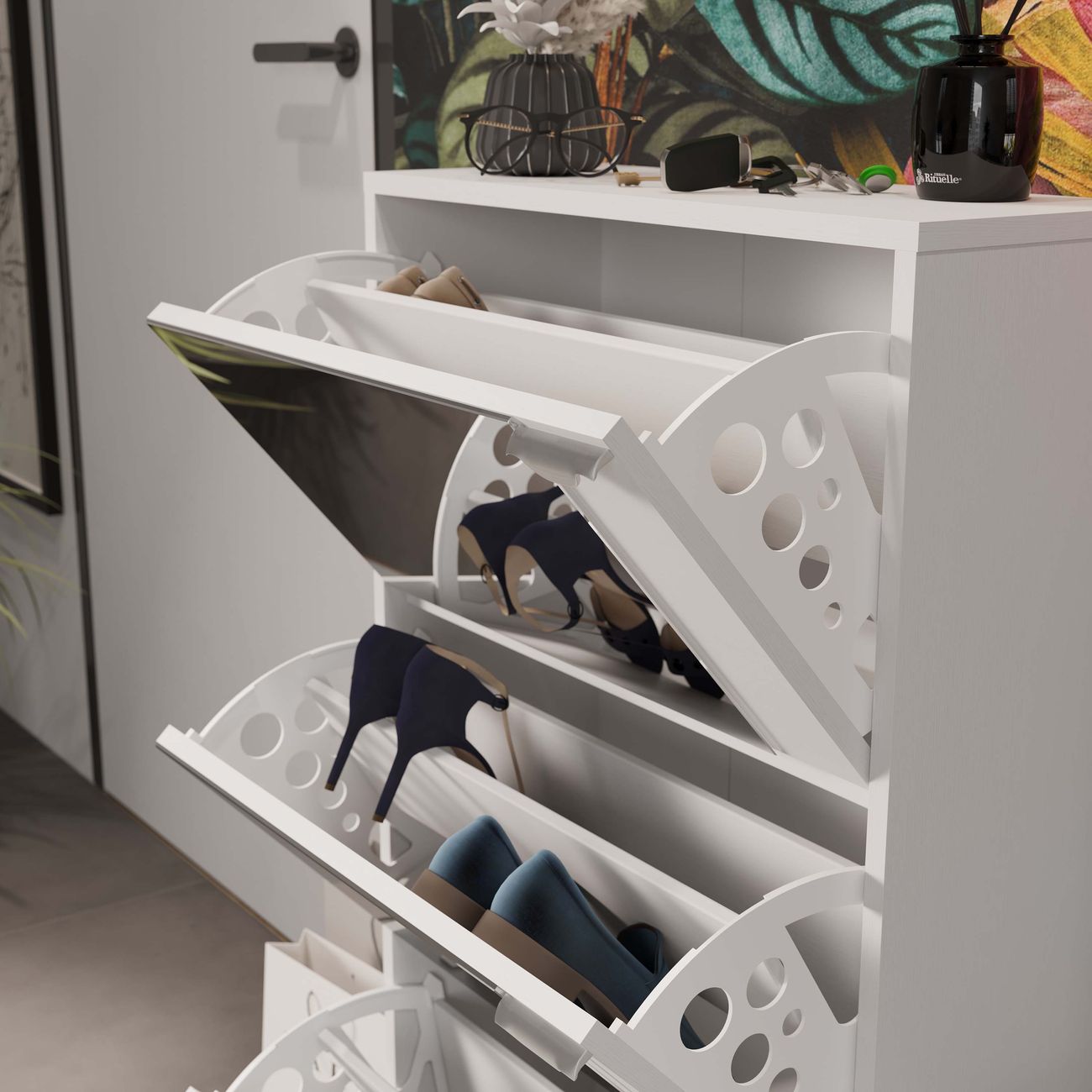 Тумба Трия тип 8 Белый Ясень 135487