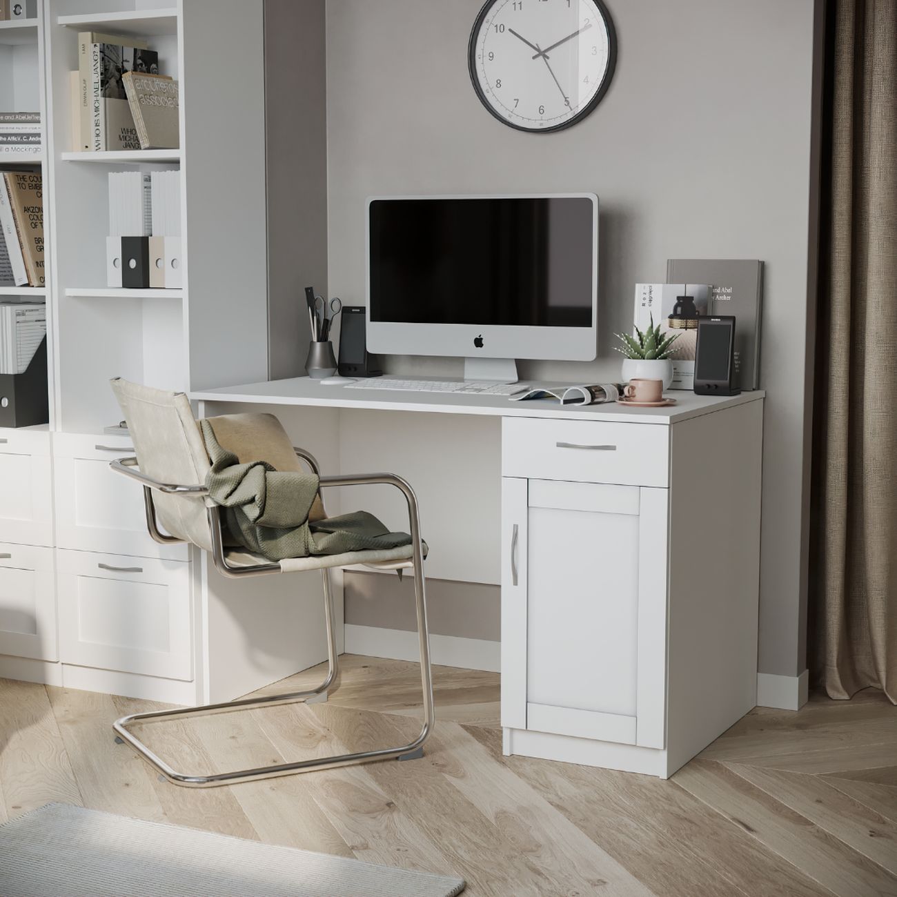 Стол письменный Гуд Лакк Кастор 116х65 см белый