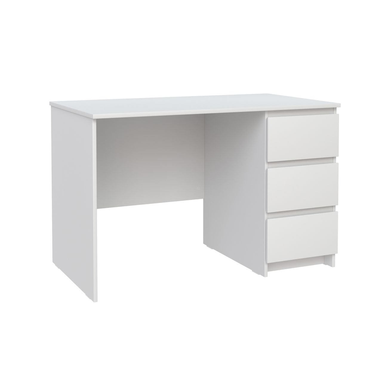 Стол письменный Гуд Лакк Кастор 3 ящика 116х65 см белый