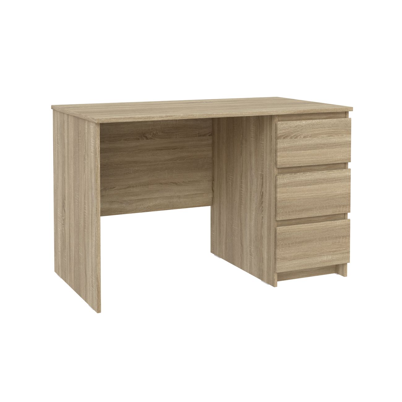 Стол письменный Гуд Лакк Кастор 3 ящика 116х65 см дуб сонома