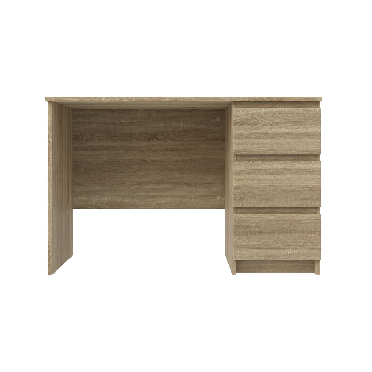 Стол письменный Гуд Лакк Кастор 3 ящика 116х65 см дуб сонома