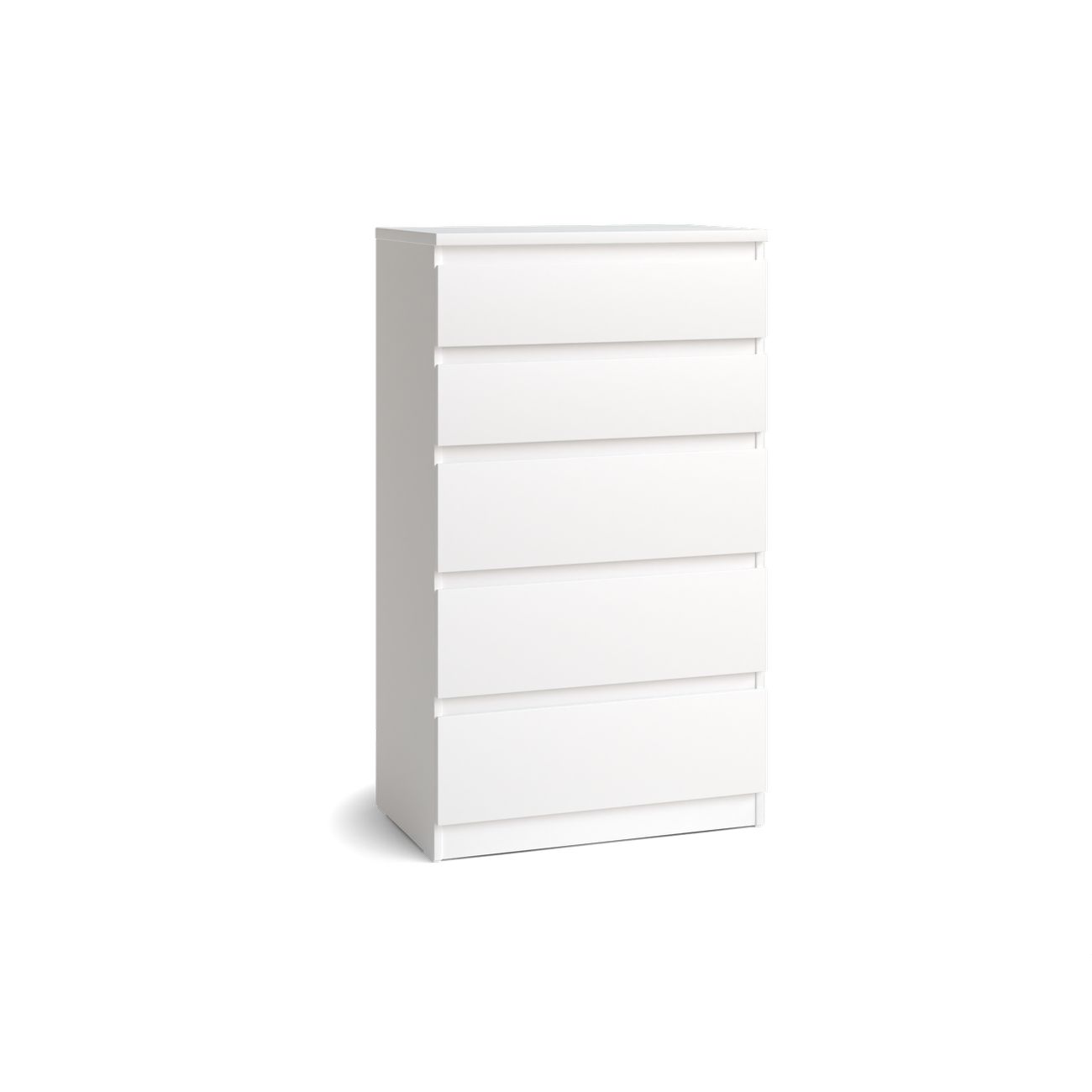 Комод Гуд Лакк Кастор 5 ящиков, белый