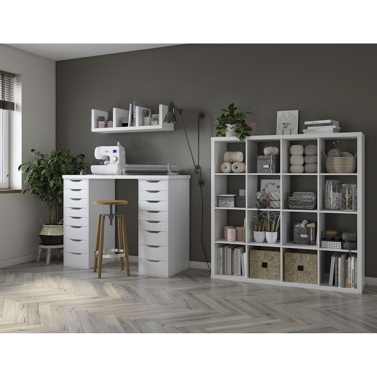 Стол письменный Гуд Лакк Ингар 2/88 140x106x55 белый