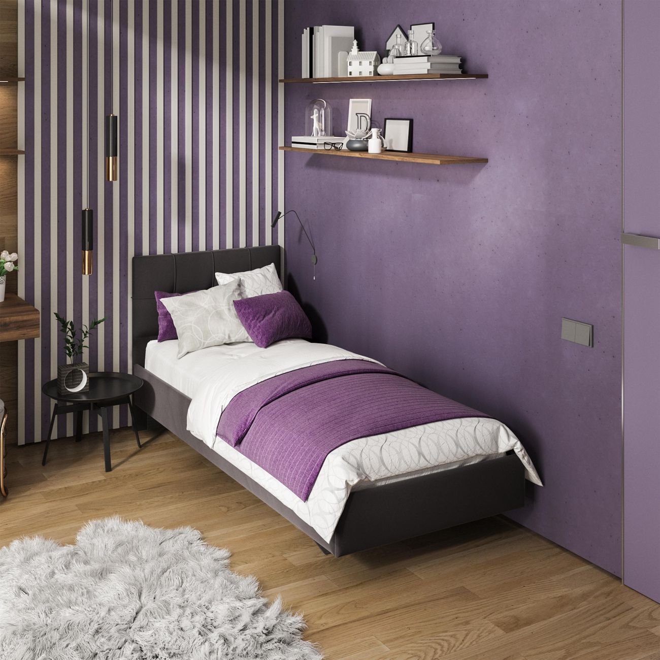 Кровать подростковая Трия Моника ULTRA Stone 263359