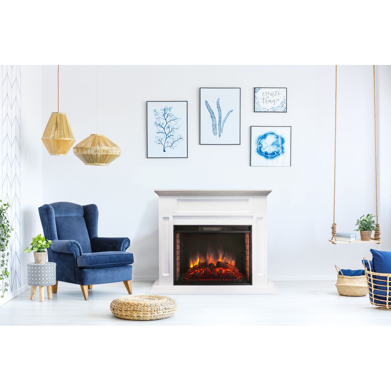 Камин электрический RealFlame BARI 26 WTM-F511 + EPSILON 26