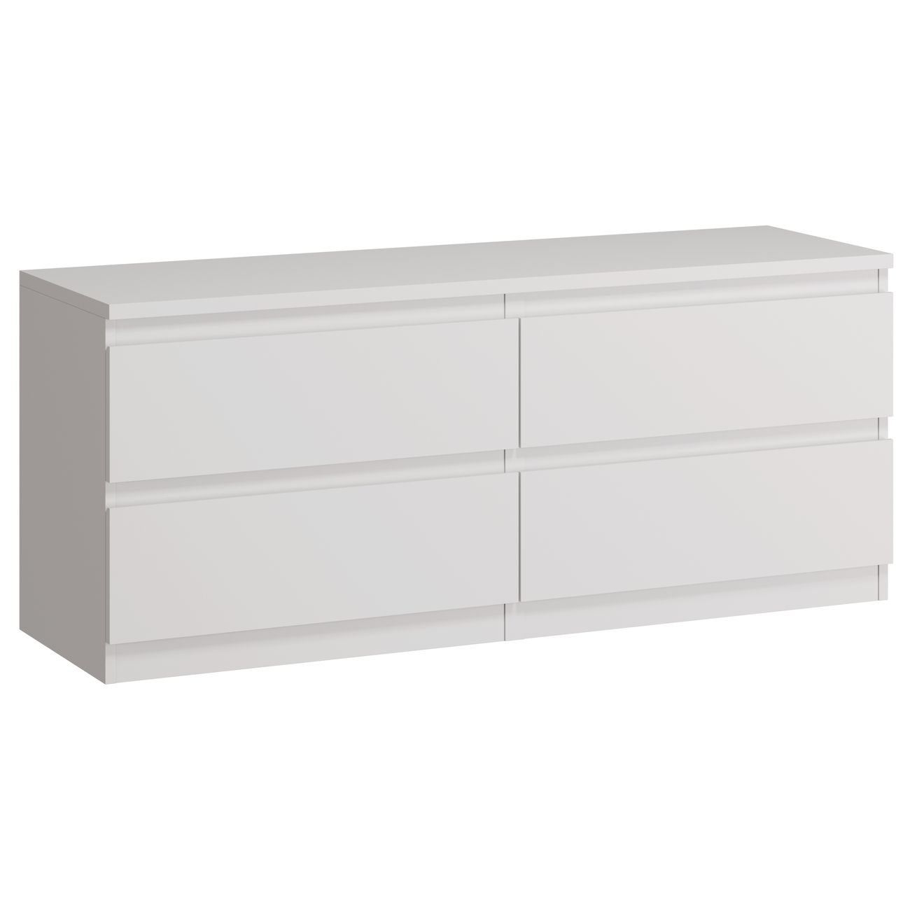 Тумба под телевизор Гуд Лакк КАСТОР 4 ящика, белый