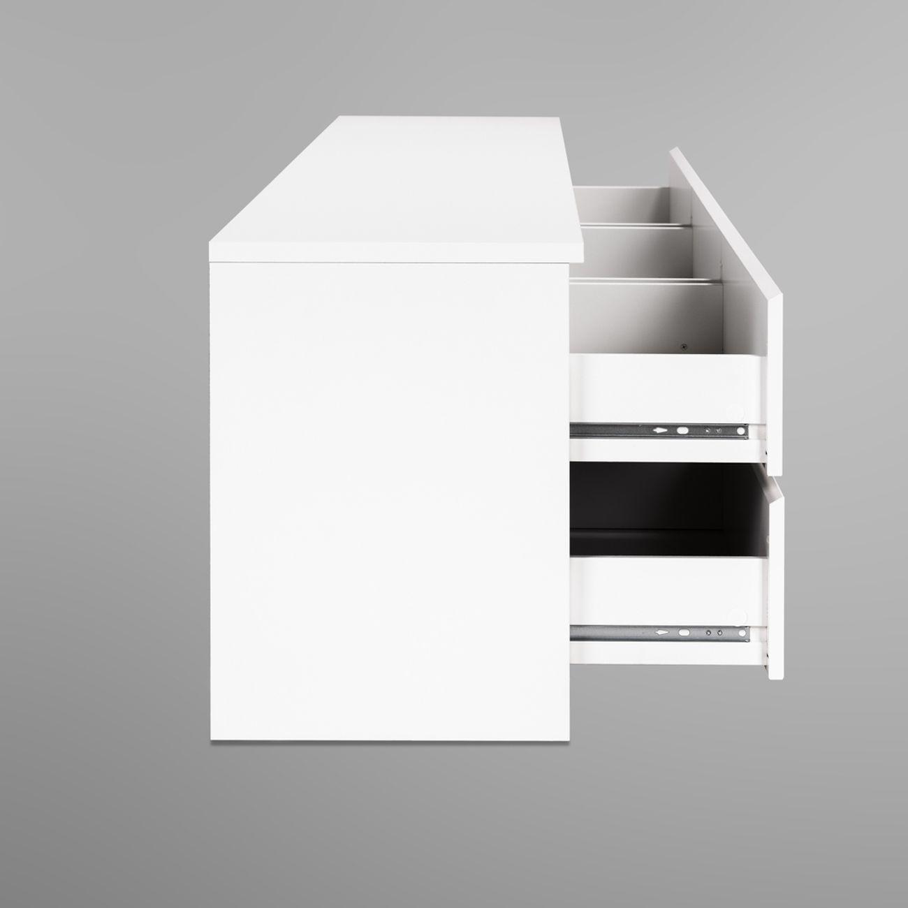 Тумба под телевизор Гуд Лакк Кастор 6 ящиков, белый