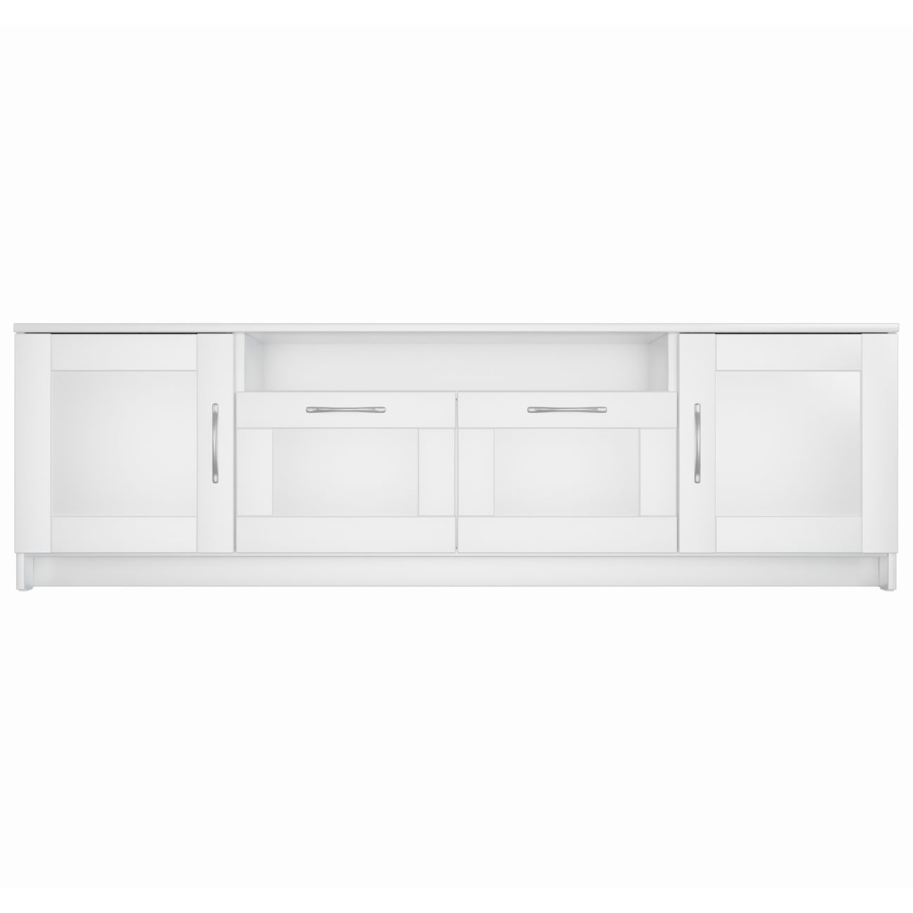 Тумба под телевизор Гуд Лакк Сириус 2 двери и 2 ящика 156х47 белый