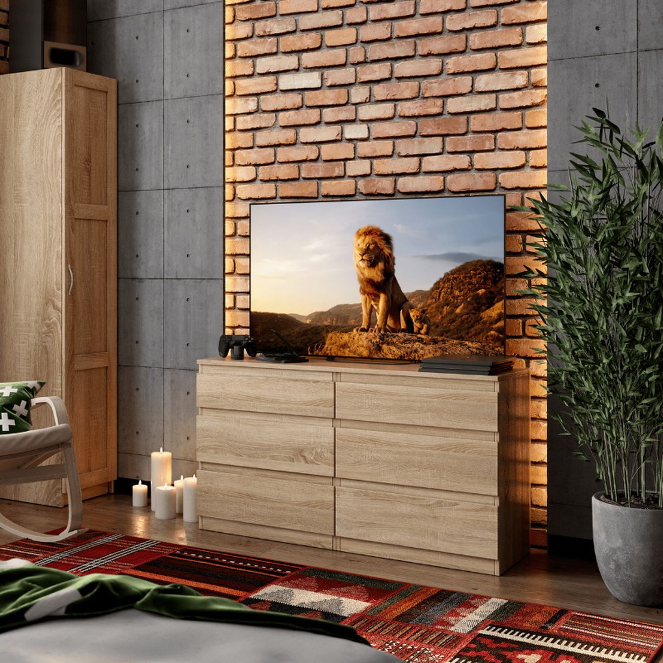 Комод бельевой Гуд Лакк 2.03.02.080.3