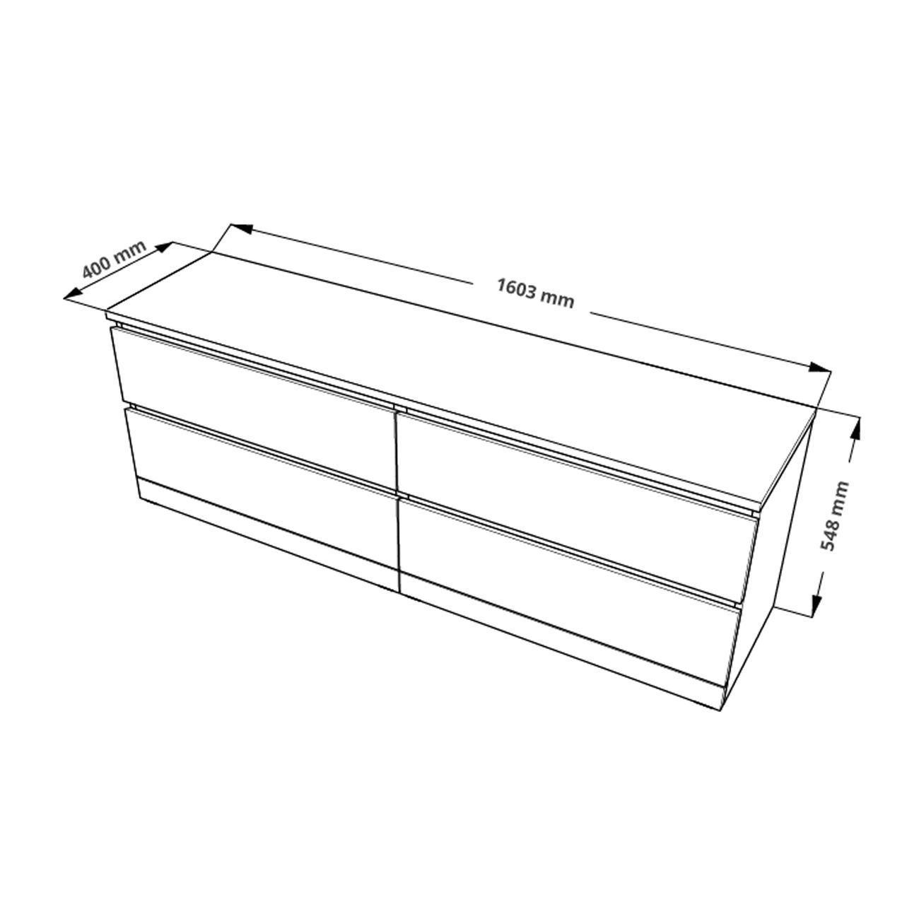 Комод бельевой Гуд Лакк S00265