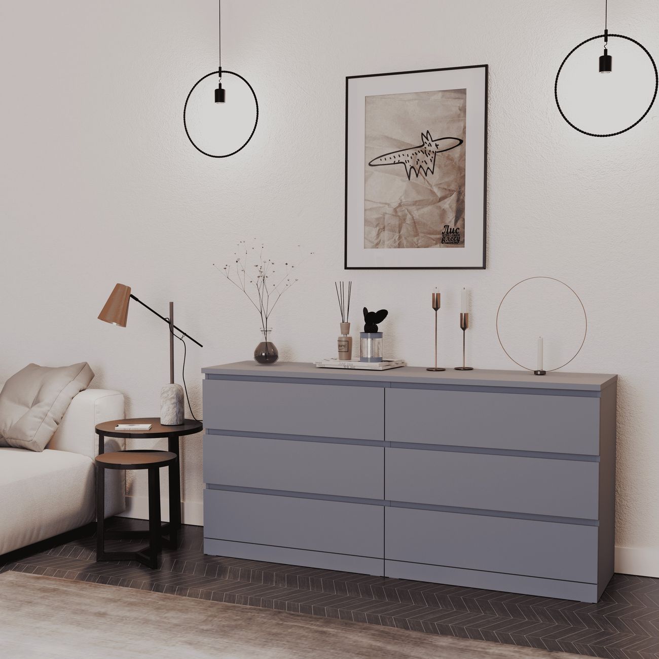 Комод бельевой Гуд Лакк S01088