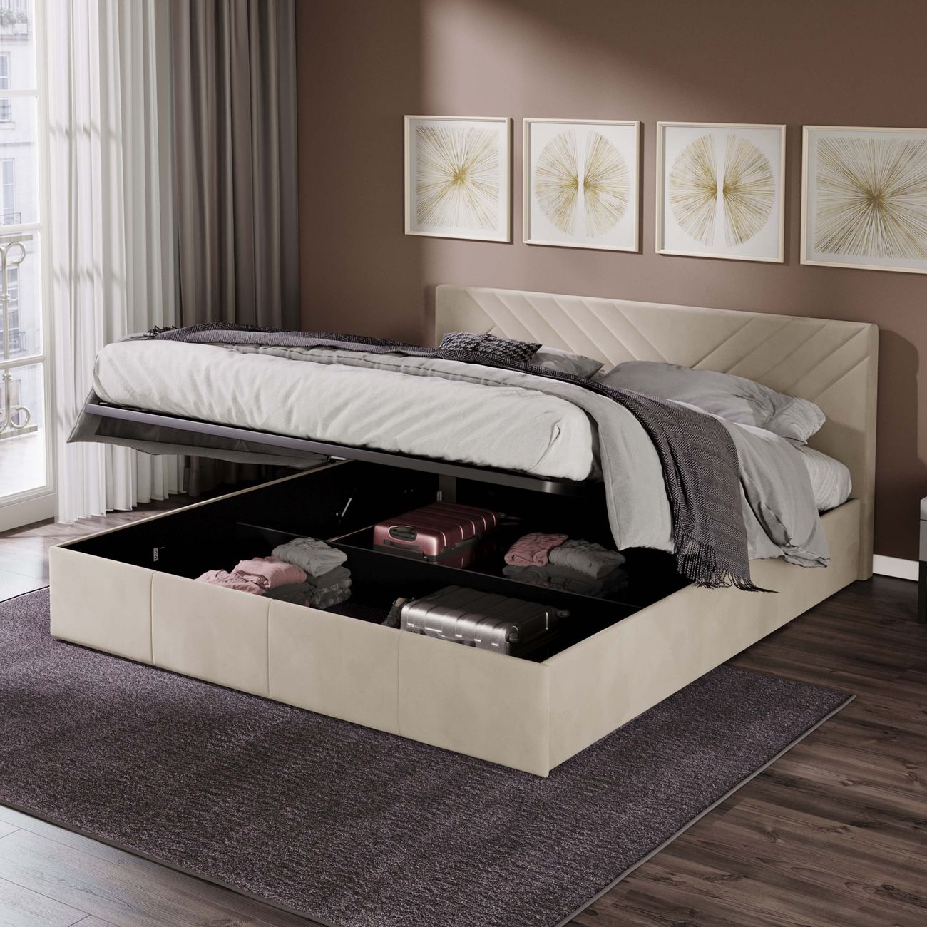 Кровать с подъемным механизмом Трия 267043 (1/3)