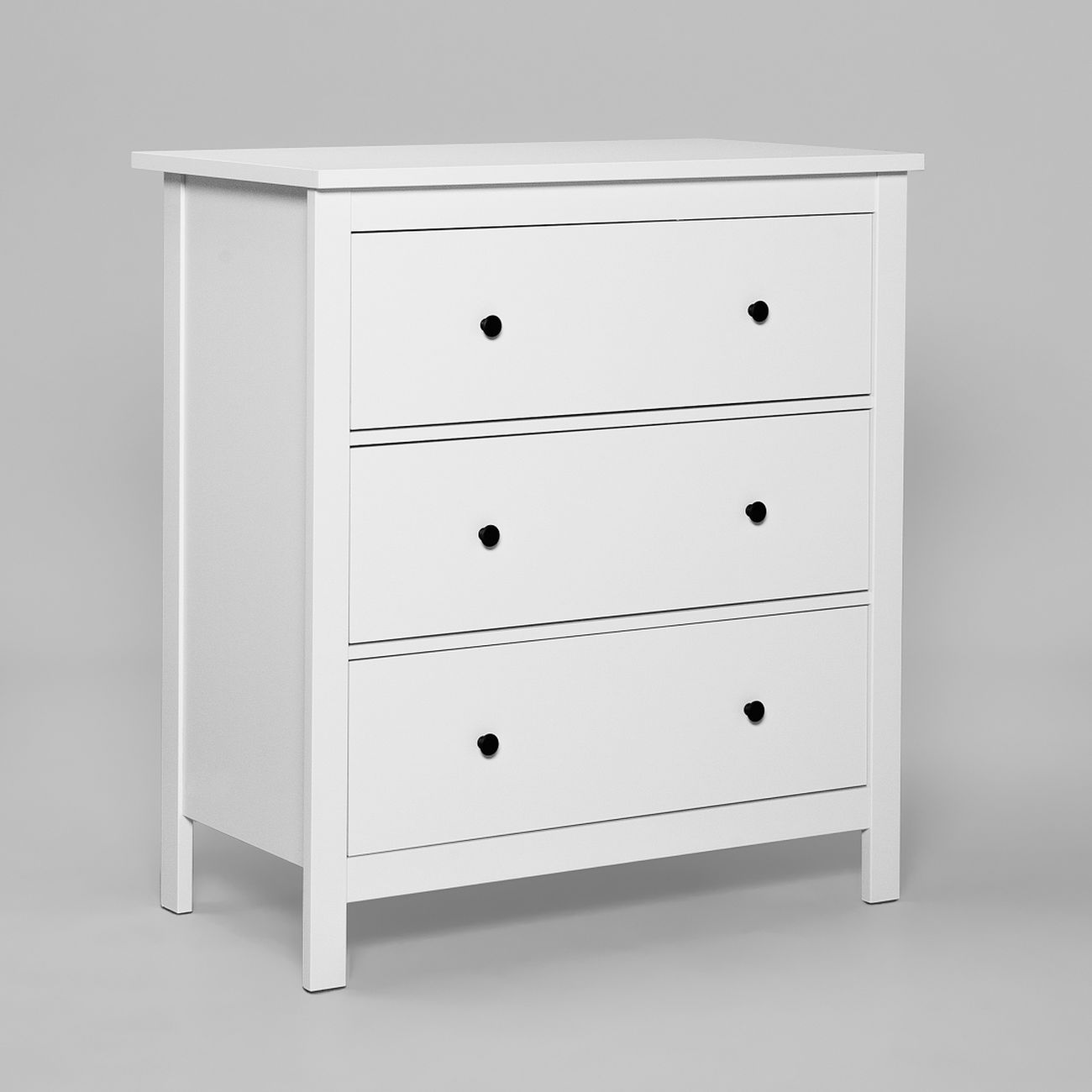 Комод Гуд Лакк САГА 3 ящика, белый