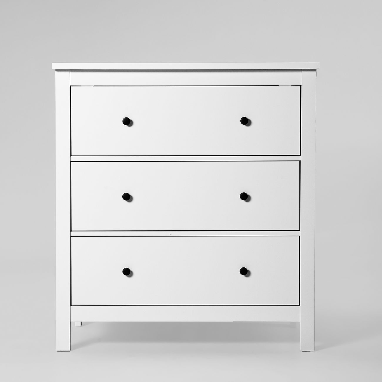 Комод Гуд Лакк САГА 3 ящика, белый