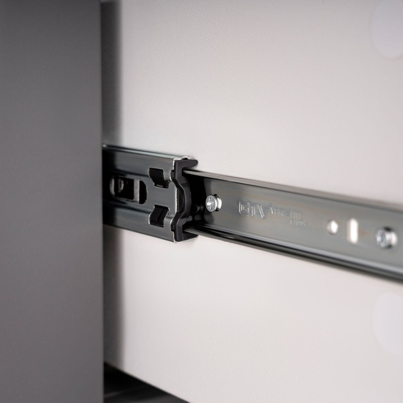 Комод Гуд Лакк САГА 3 ящика, серый/ясень