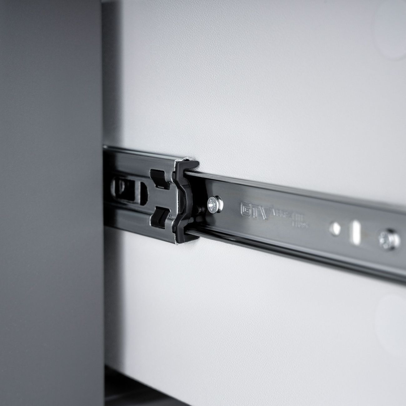 Тумба под телевизор Гуд Лакк САГА 2 ящика, серый