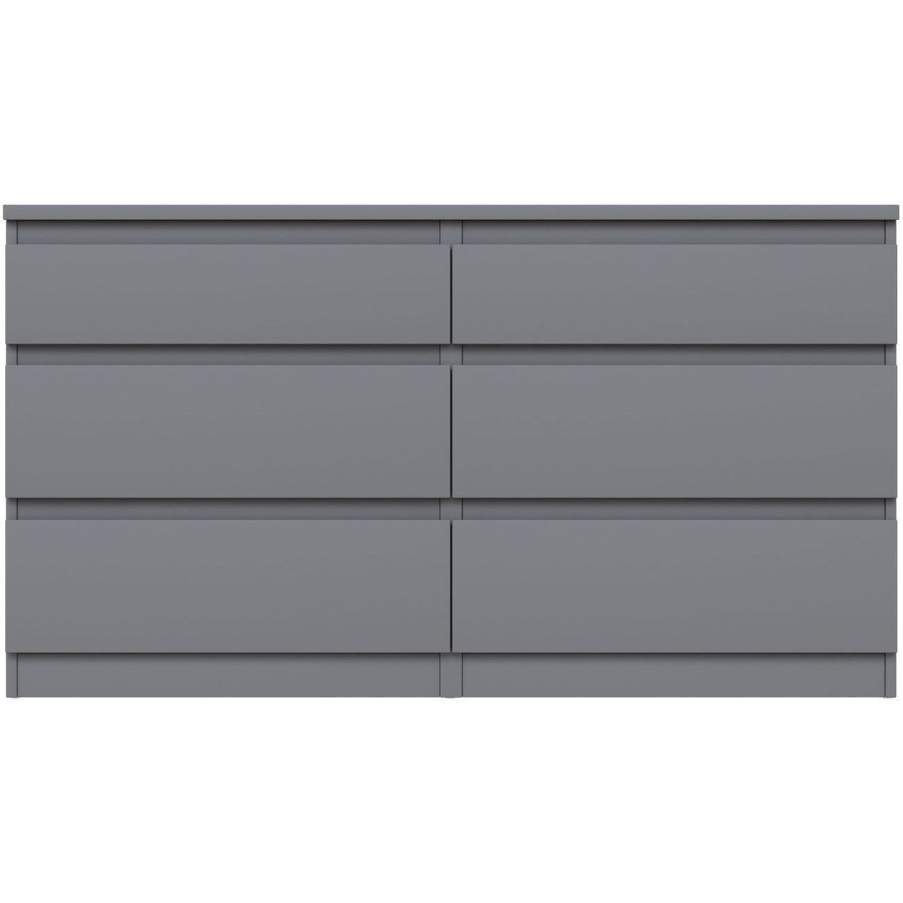 Комод Гуд Лакк КАСТОР 6 ящиков, серый