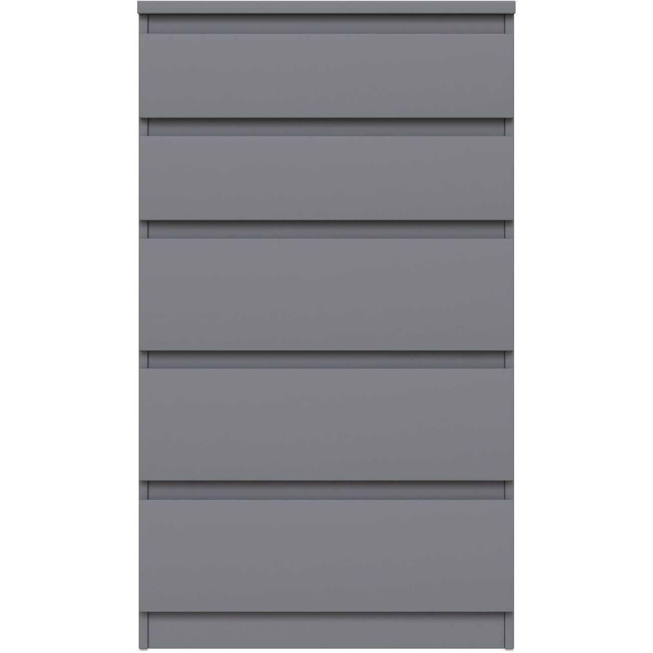 Комод Гуд Лакк Кастор 5 ящиков, серый