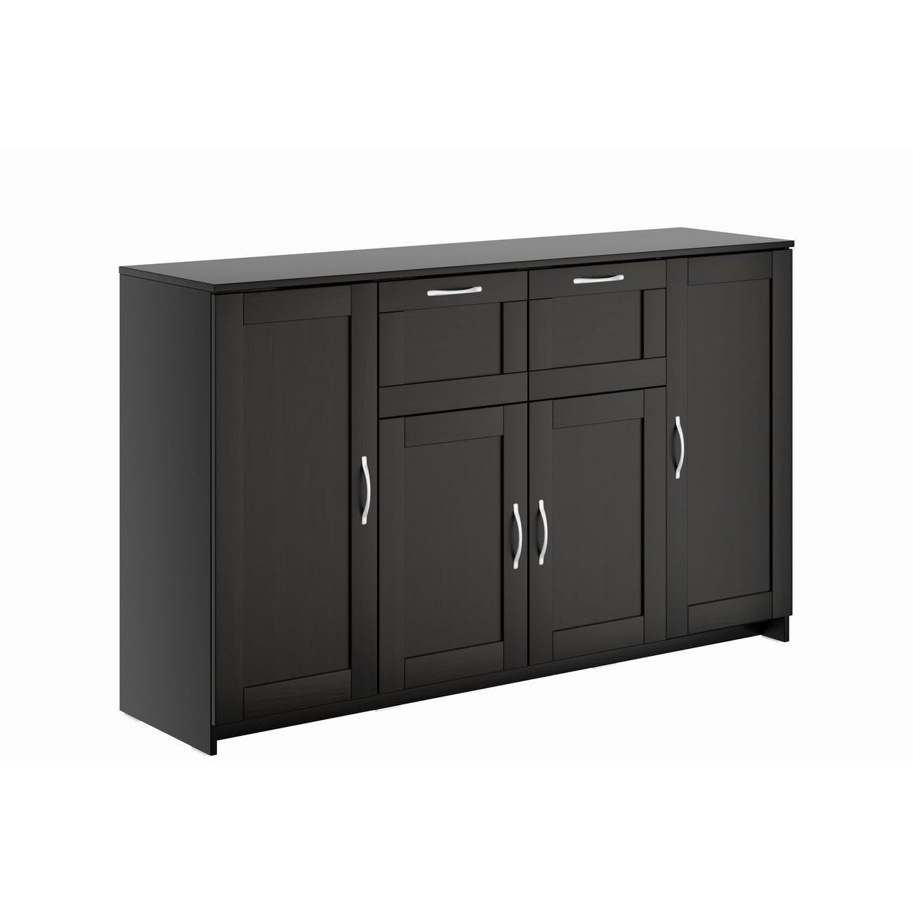 Тумба Гуд Лакк СИРИУС 4 двери и 2 ящика 156х95, дуб венге