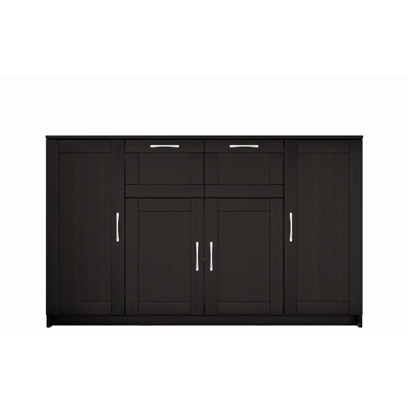 Тумба Гуд Лакк СИРИУС 4 двери и 2 ящика 156х95, дуб венге