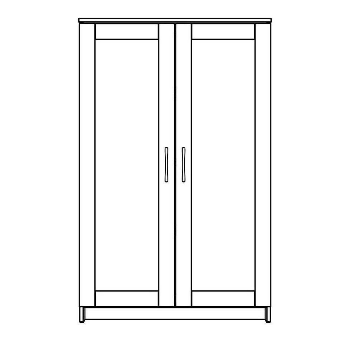 Тумба Гуд Лакк СИРИУС 2 двери 78х123, дуб сонома