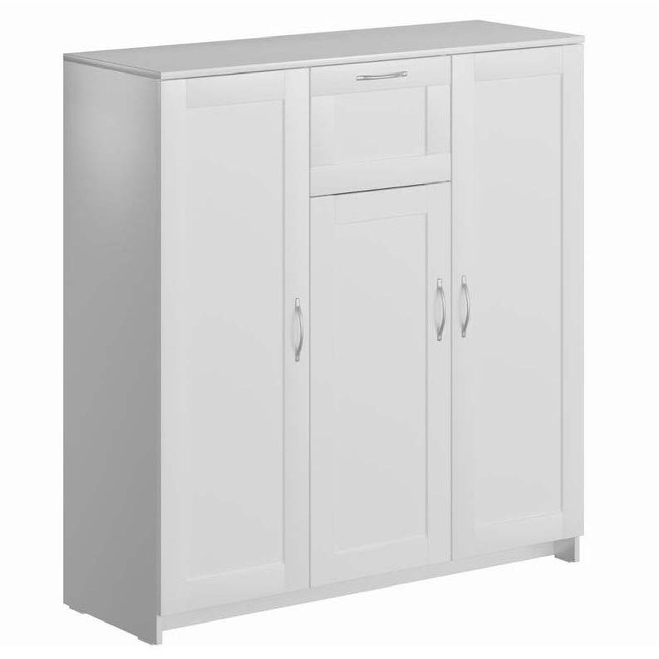 Тумба Гуд Лакк СИРИУС 3 двери и 1 ящик 117х123, белый