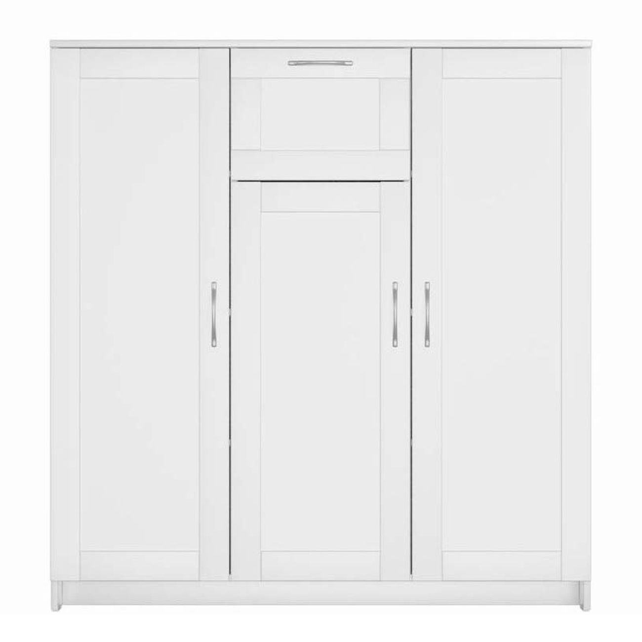 Тумба Гуд Лакк СИРИУС 3 двери и 1 ящик 117х123, белый