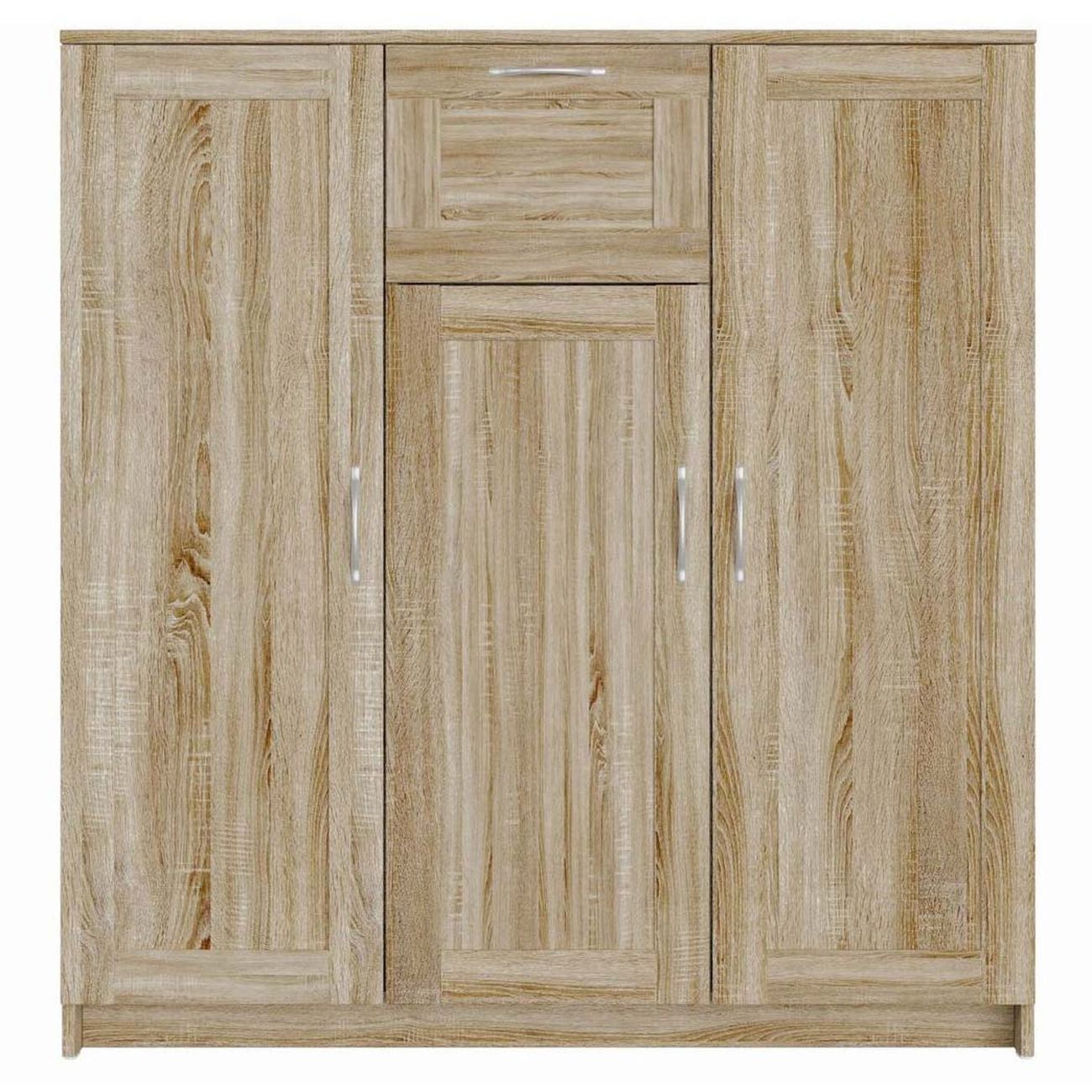 Тумба Гуд Лакк СИРИУС 3 двери и 1 ящик 117х123, дуб сонома