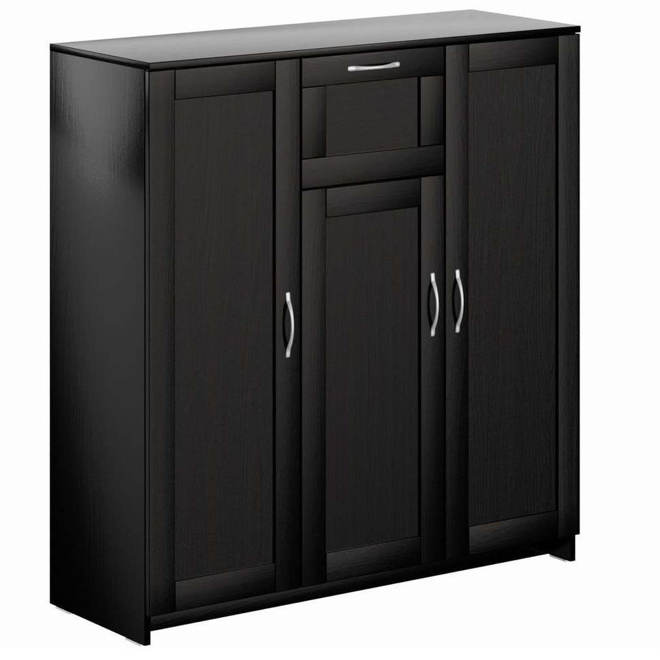 Тумба Гуд Лакк СИРИУС 3 двери и 1 ящик 117х123, дуб венге