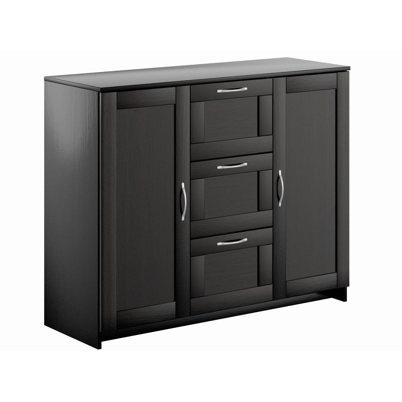 Тумба Гуд Лакк СИРИУС 2 двери и 3 ящика 117х95, дуб венге