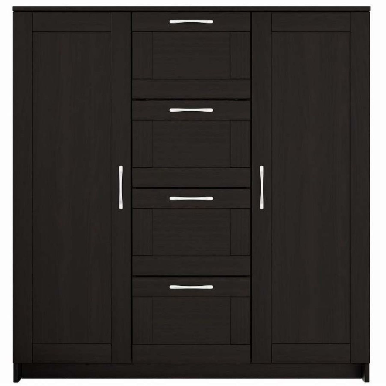 Тумба Гуд Лакк СИРИУС 2 двери и 4 ящика 117х123, дуб венге