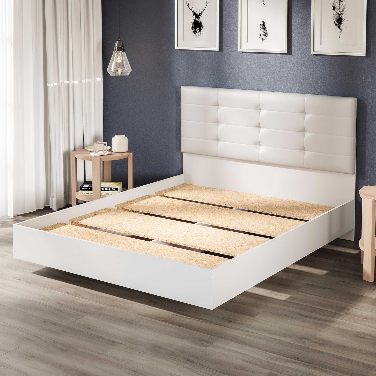 Кровать с мягким изголовьем Трия 267806