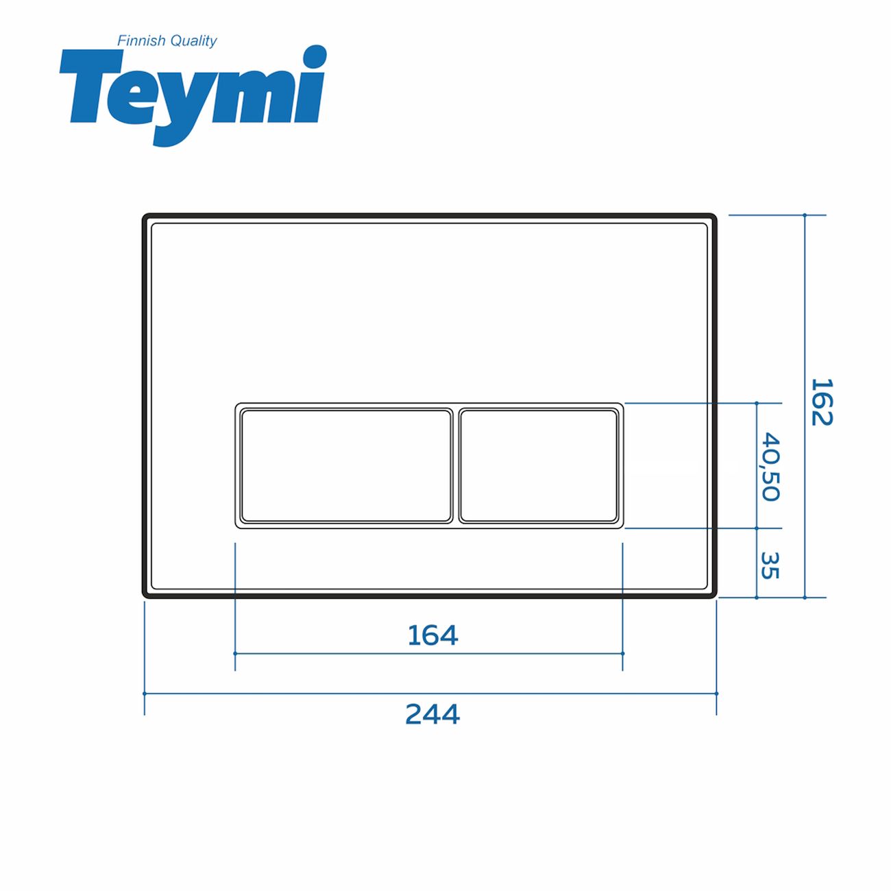 Бачок для унитазов Teymi Aina F13274