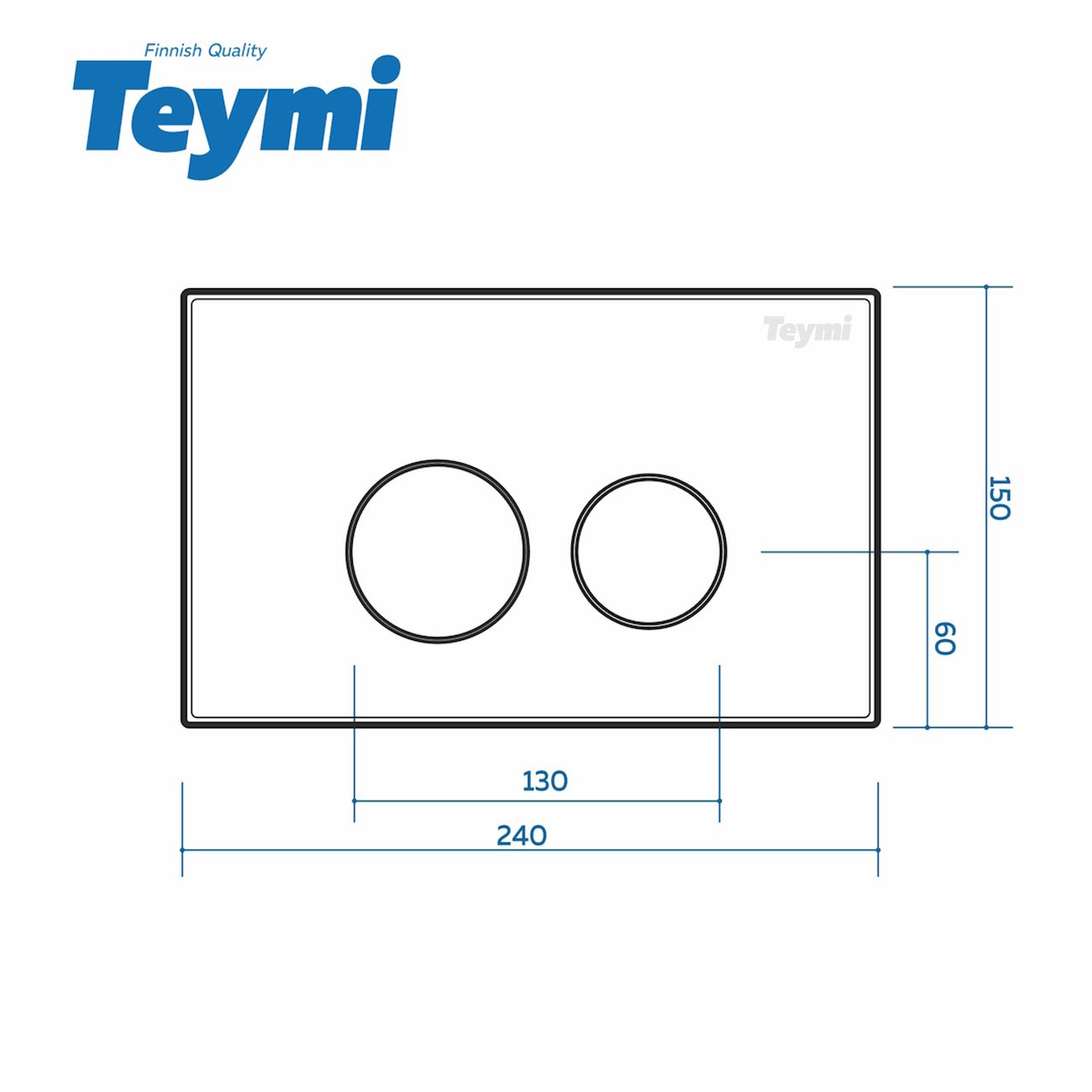 Бачок для унитазов Teymi Aina F13277