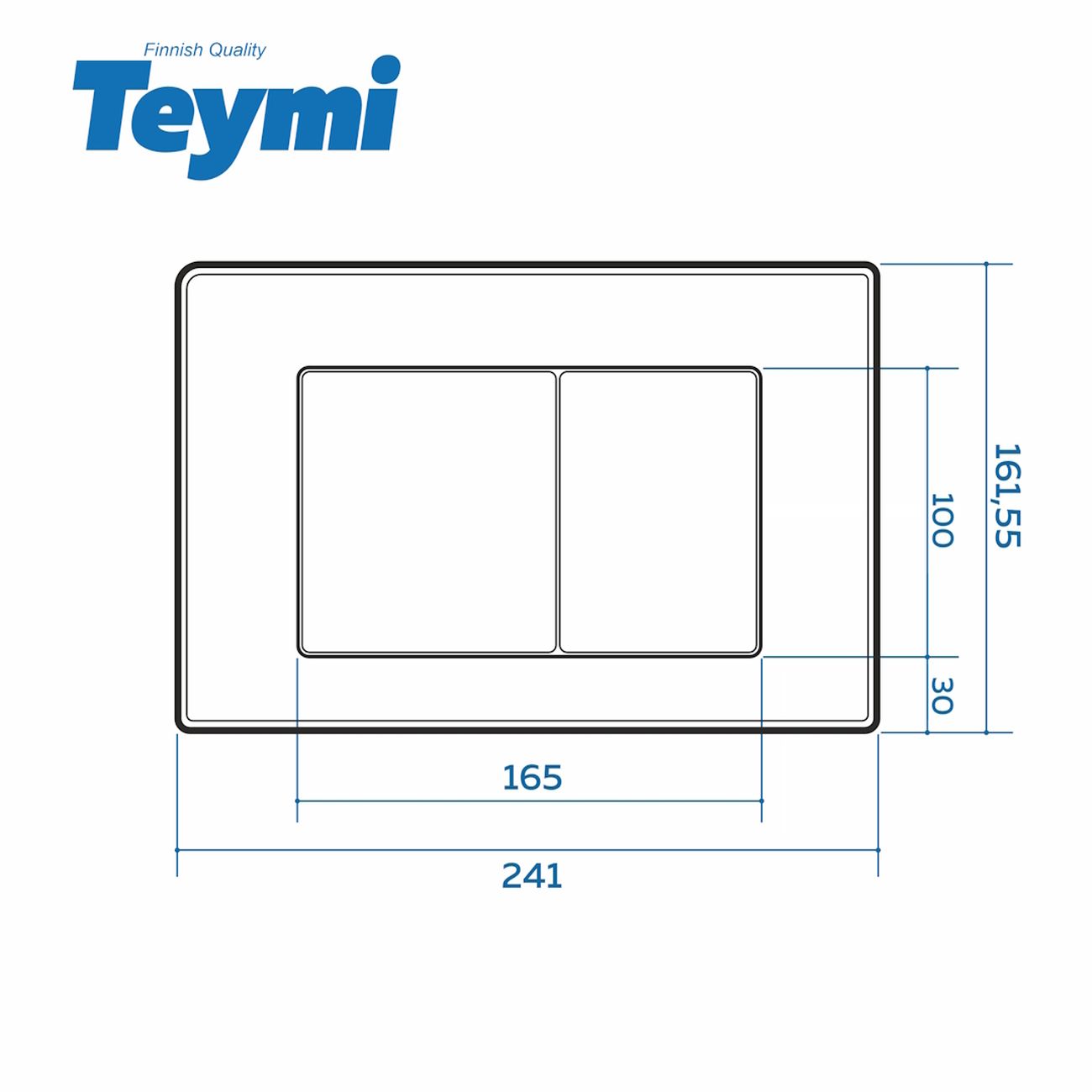Бачок для унитазов Teymi Aina F13279