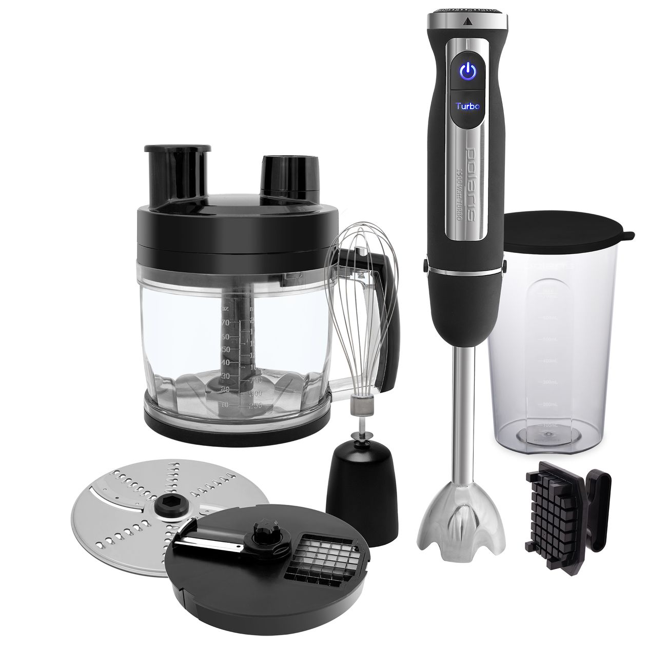 Погружной блендер Polaris PHB 1590AL Cube Black