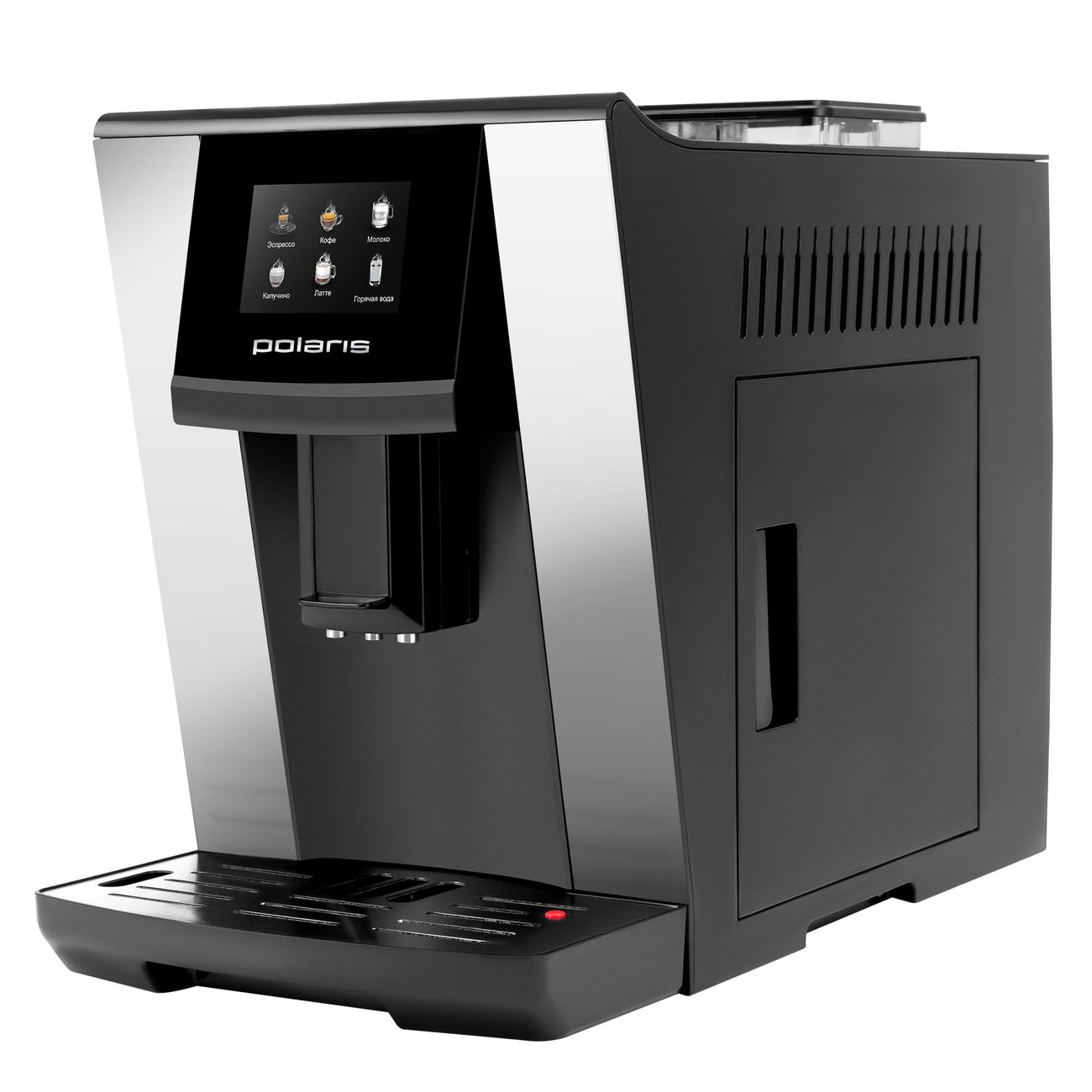 Кофемашина Polaris PACM 2065AC Black Silver