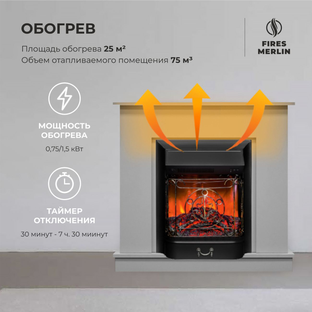 Комплект Fires Merlin Lord R STD WT+Fobos Lux BL