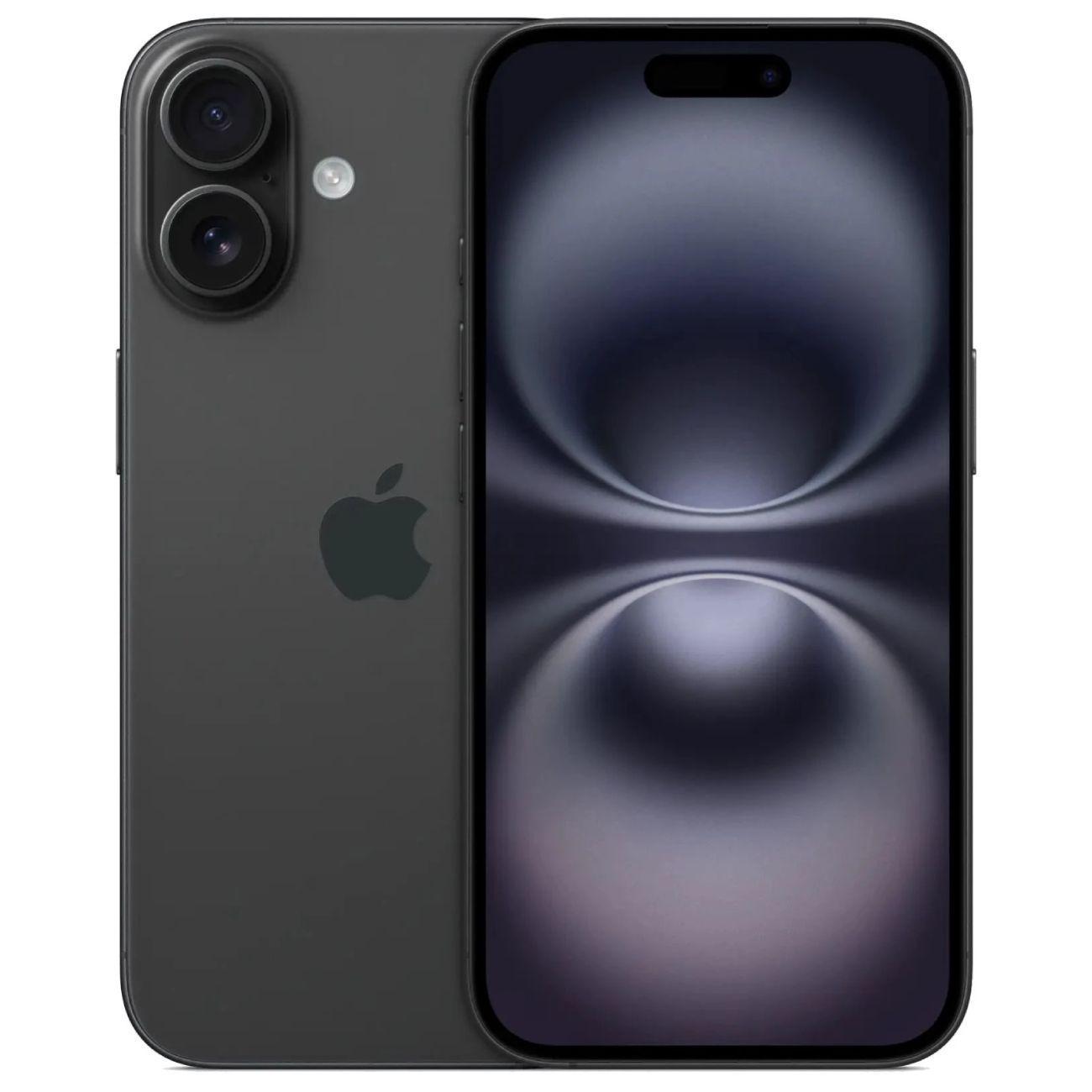 Смартфон Apple iPhone 16 128GB Black (без RuStore) фото