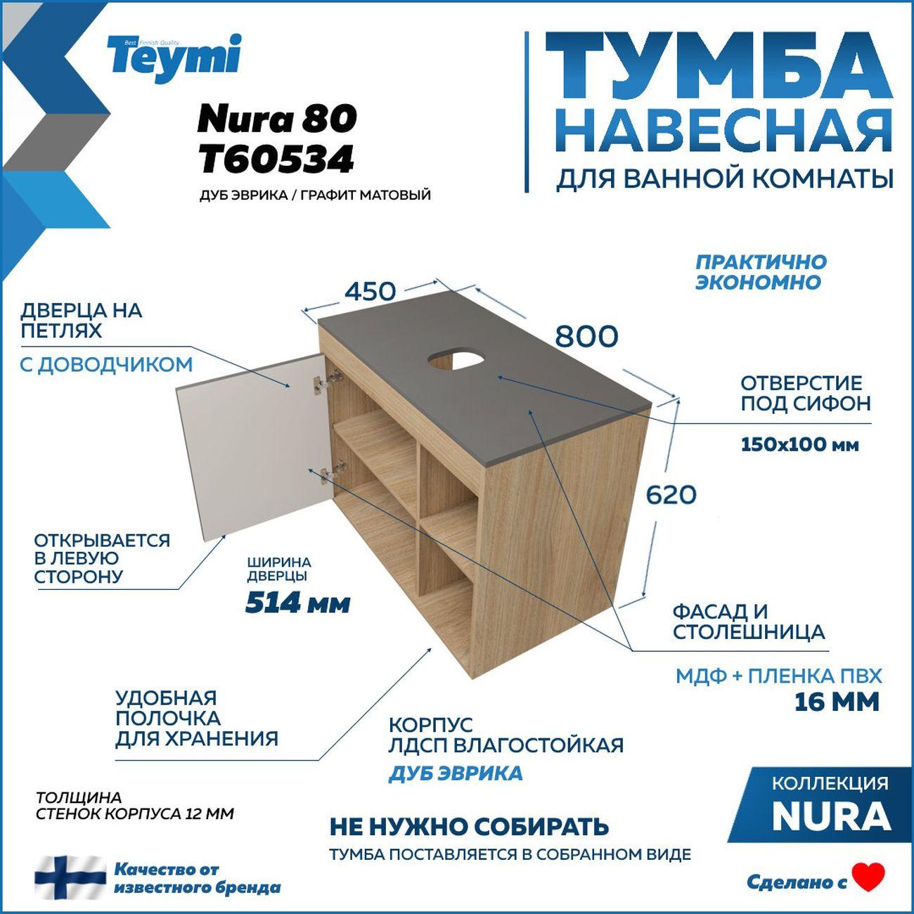 Комплект Teymi Nura F15122