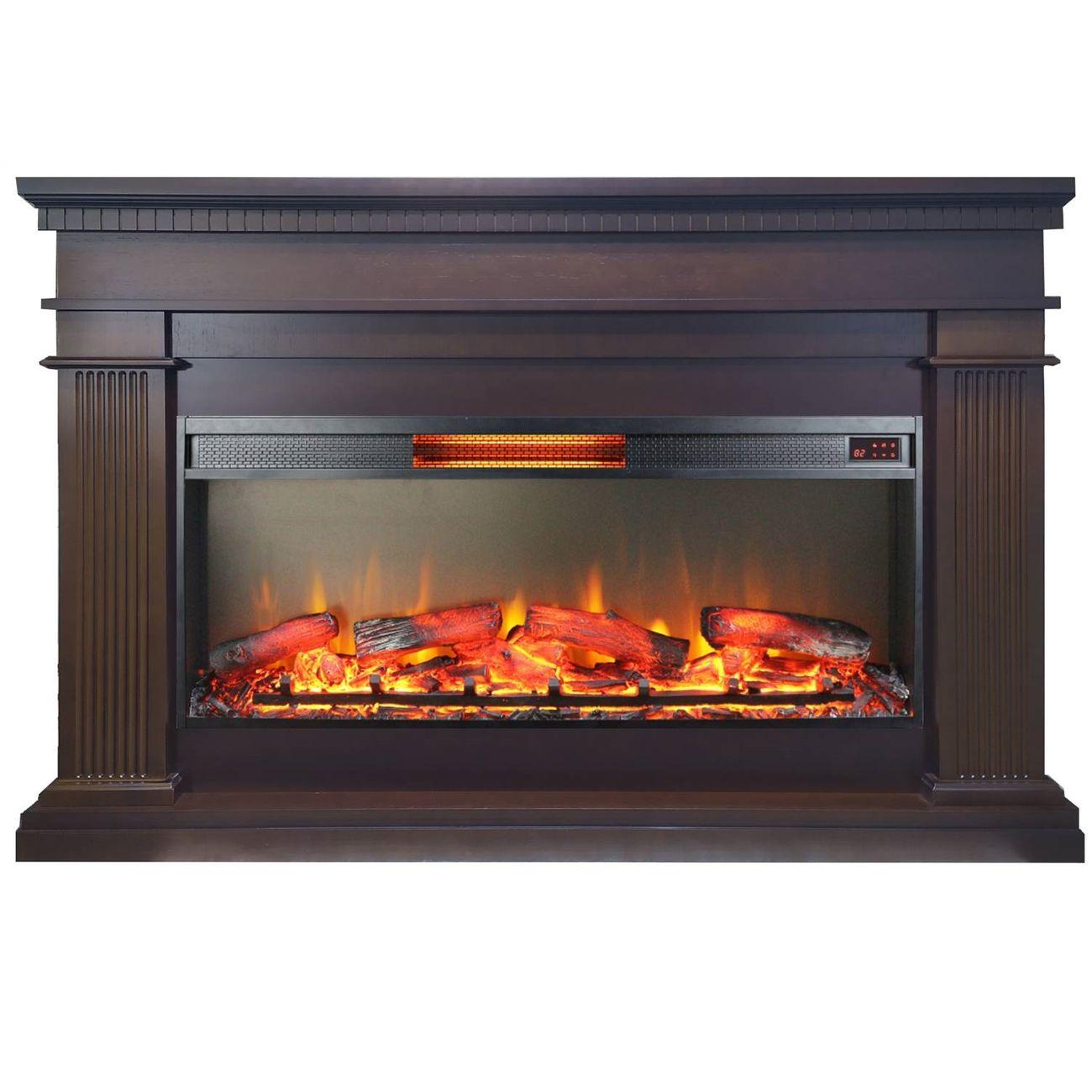 Камин электрический Inter Flame Грейс 36 темный дуб Foton 36 LED FX QZ