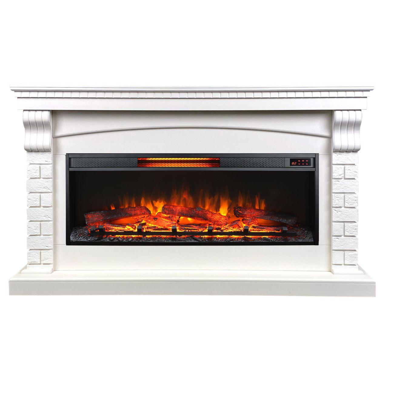 Камин электрический Inter Flame Ирландия 50 белый Freespace 50 LED FX QZ