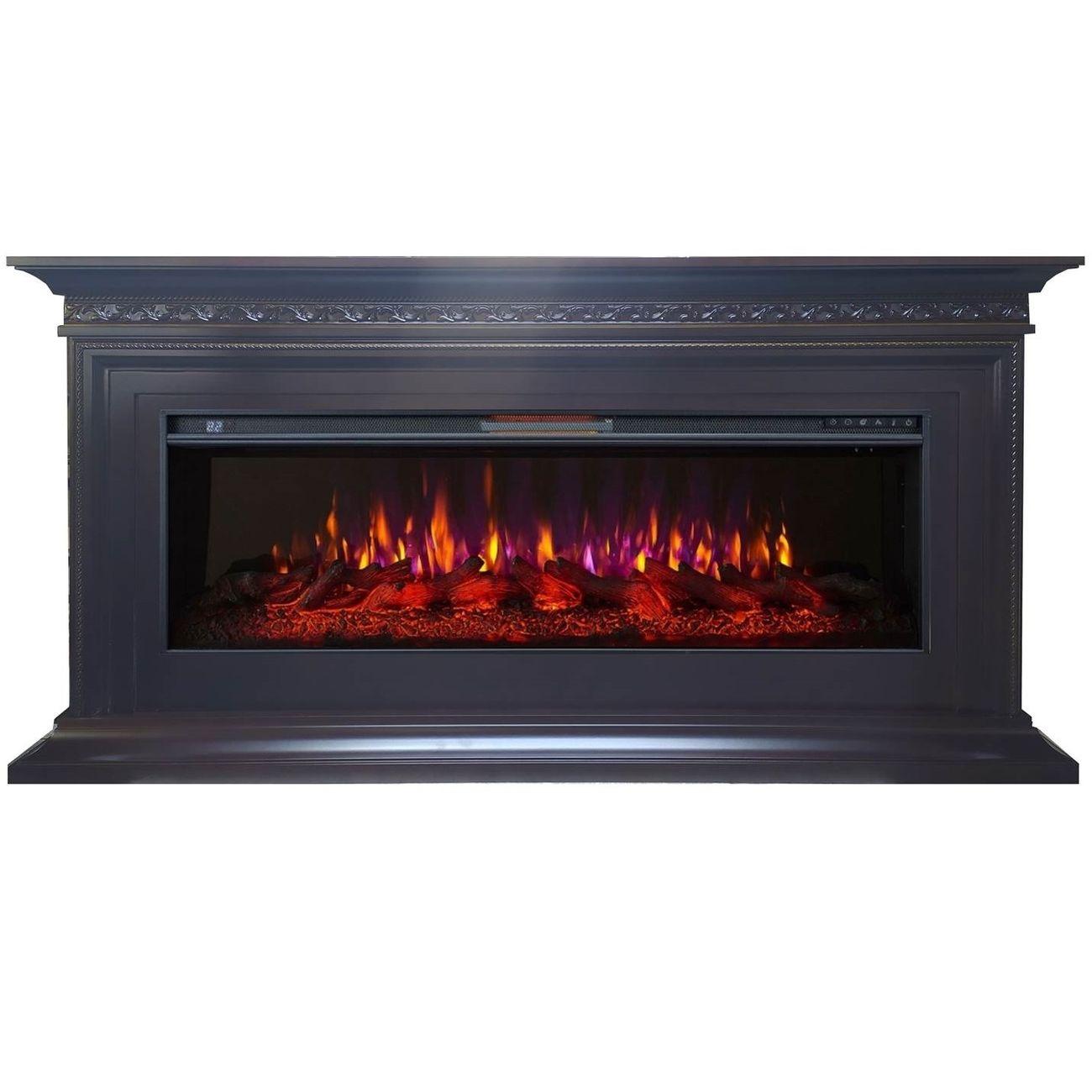 Камин электрический Inter Flame Тайлер 50 темный дуб Freespace 50 LED FX QZ