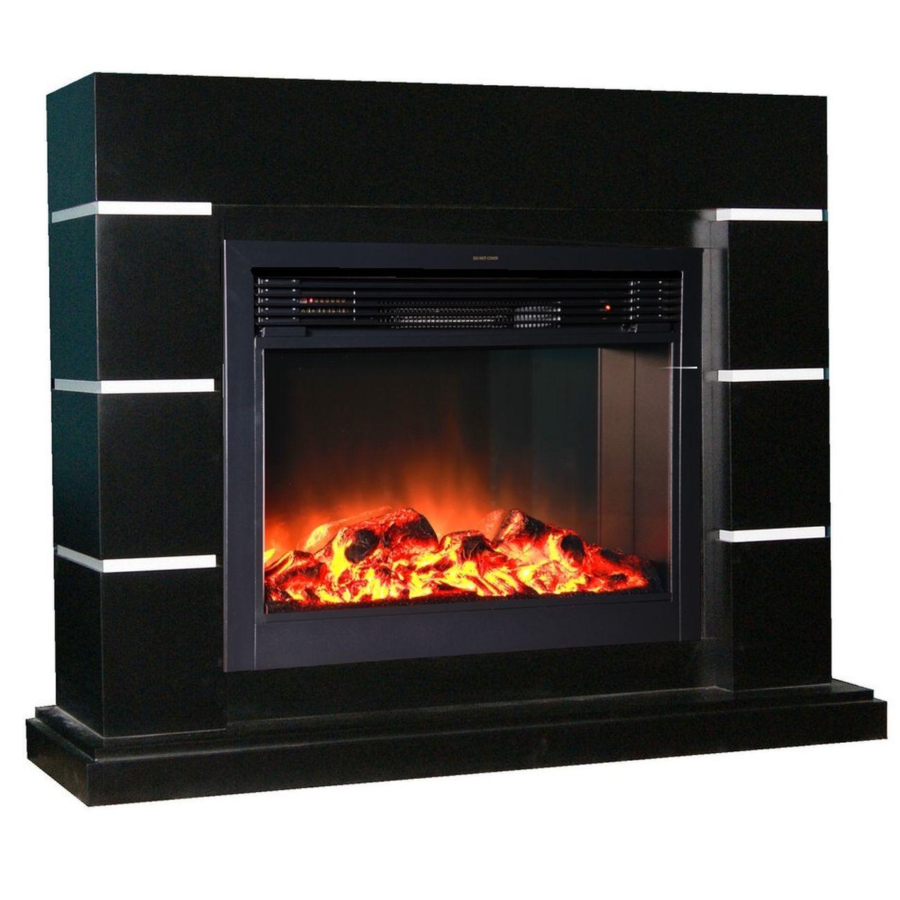 Камин электрический Inter Flame Норд 30 черный Jupiter Black