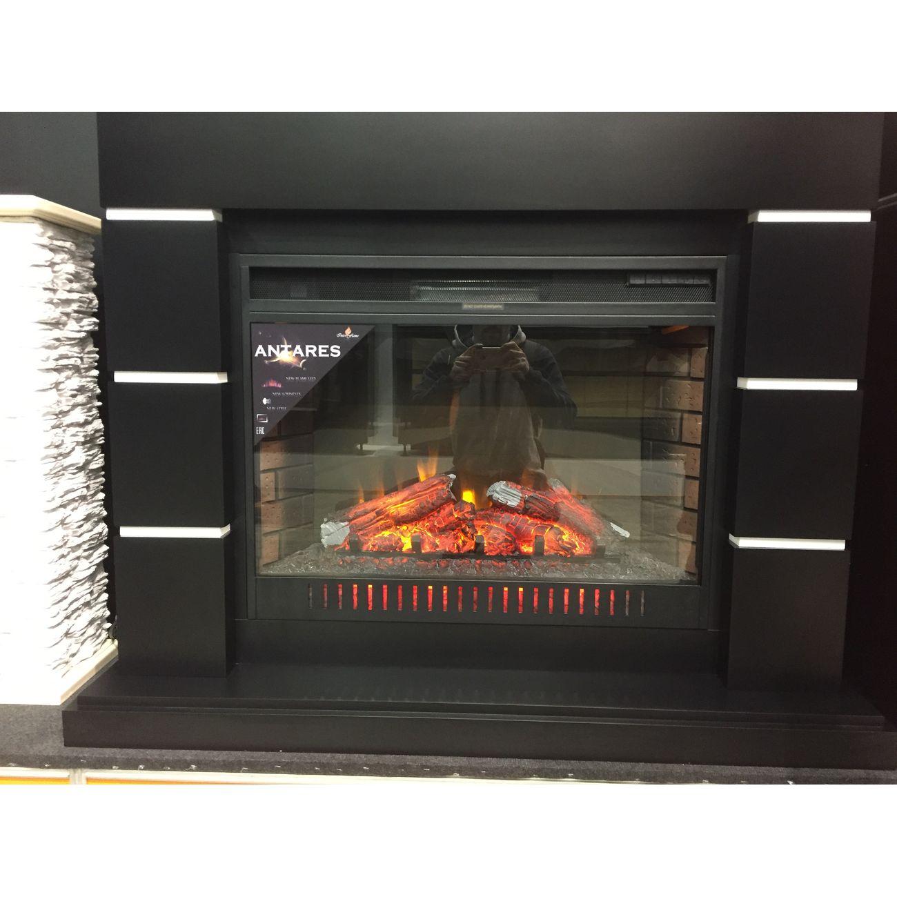 Камин электрический Inter Flame Норд 30 черный Jupiter Black