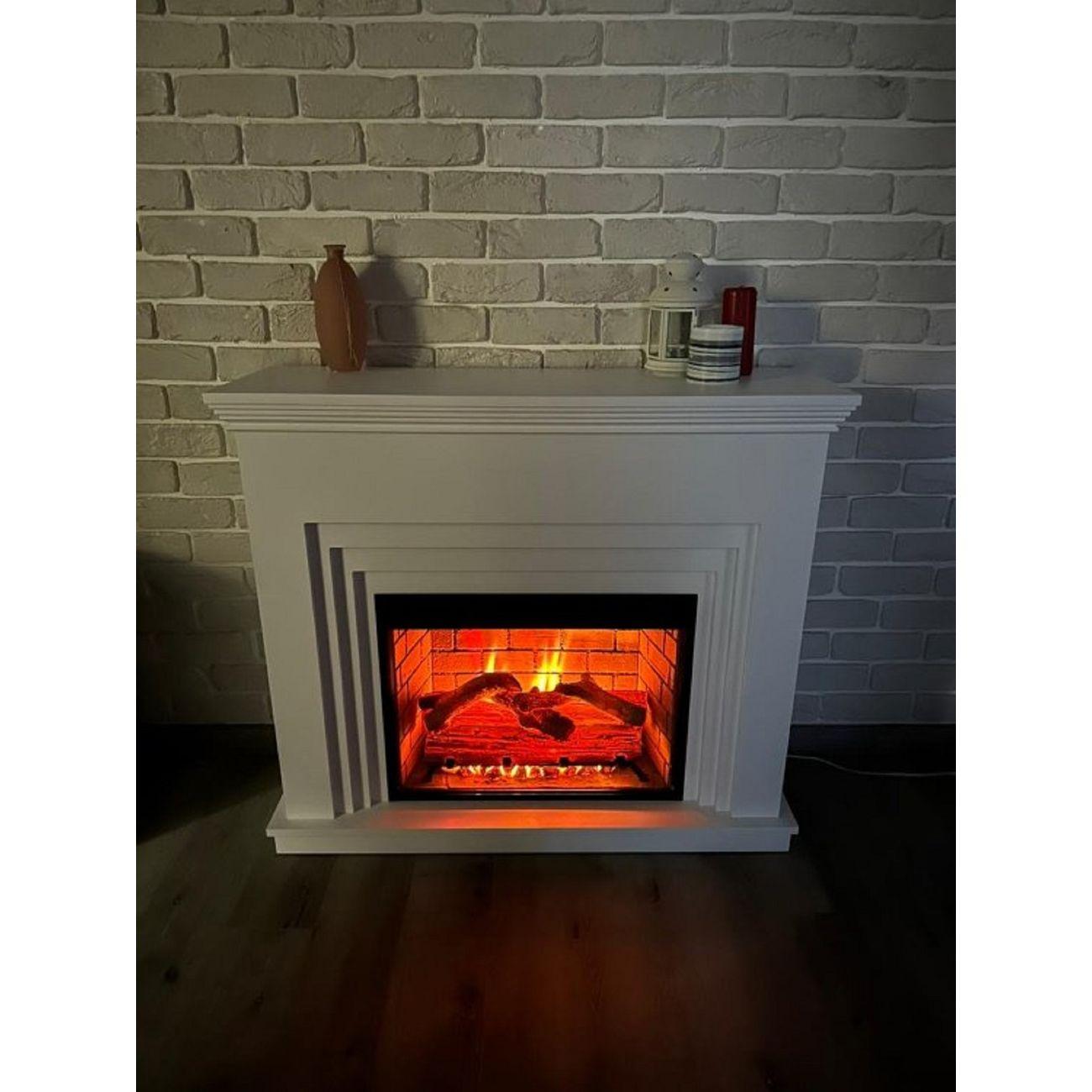 Камин электрический Inter Flame Бейкер 13-23 белый Antares 13-23