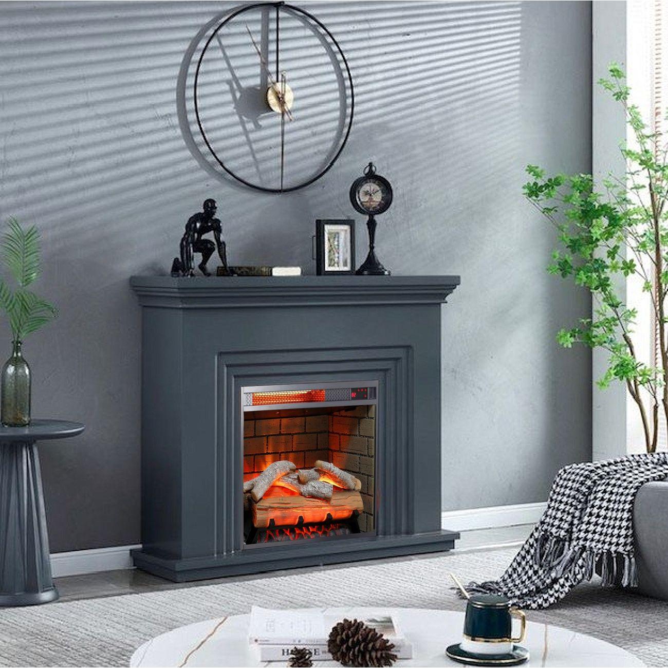 Камин электрический Inter Flame Бейкер 13-23 графит Antares 13-23